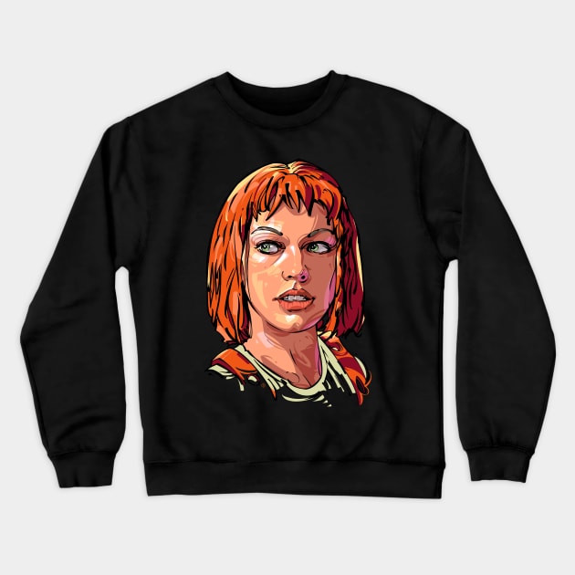 Leeloo Crewneck Sweatshirt by nabakumov